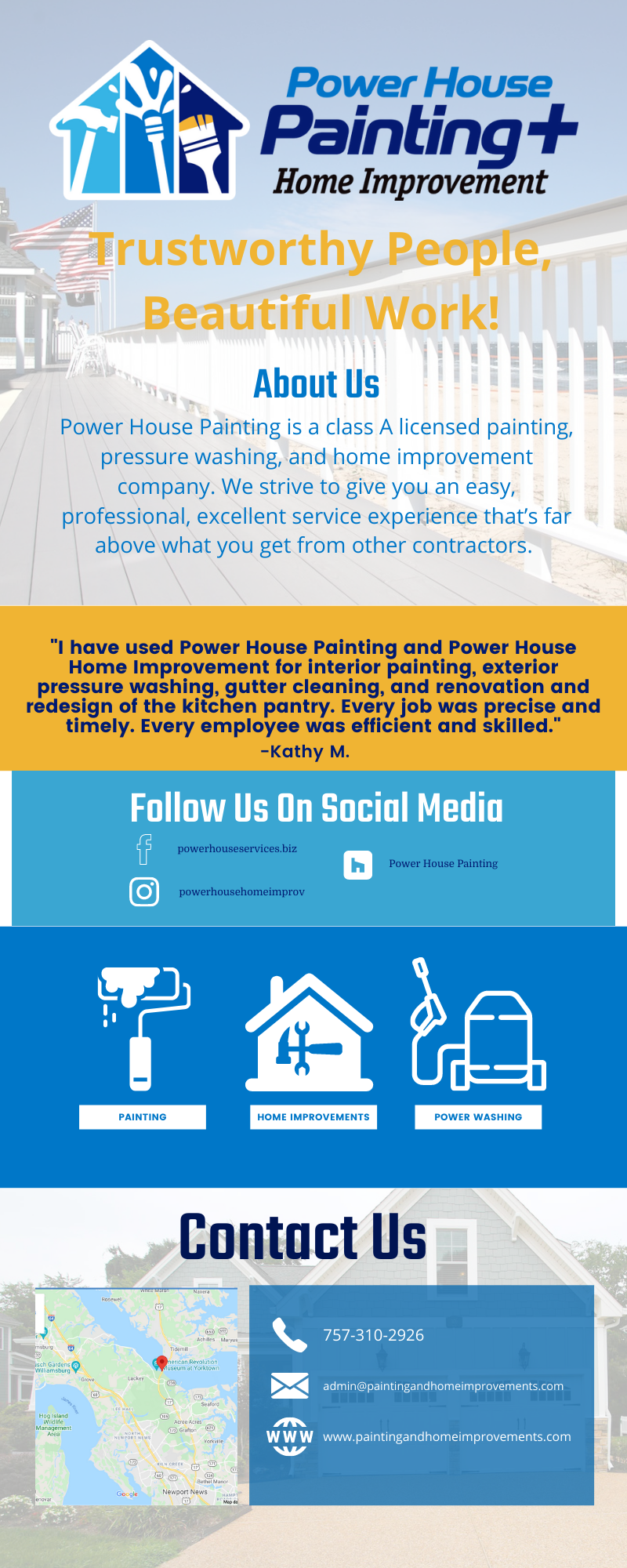 Power House Home Improvement Infographic